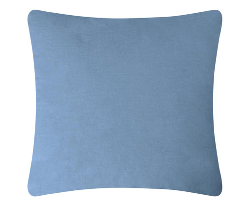 Capa de Almofada em Cotton Linen Sanee Azul, Azul | WestwingNow
