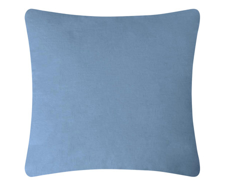 Capa de Almofada em Cotton Linen Sanee Azul