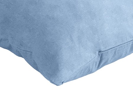 Capa de Almofada em Cotton Linen Sanee Azul | WestwingNow