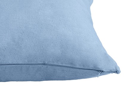 Capa de Almofada em Cotton Linen Sanee Azul | WestwingNow