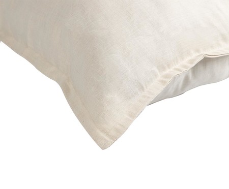 Capa de Almofada em Cotton Linen Lenina Natural | WestwingNow
