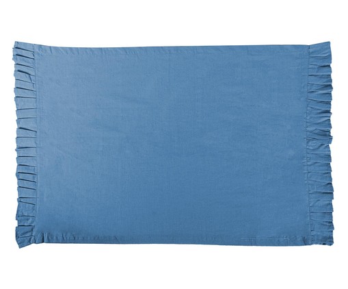 Lugar Americano  em Cotton Linen Liri Azul, Azul | WestwingNow