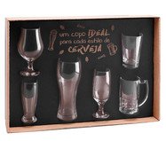 Jogo de Copos para Cerveja em Vidro Tova - Transparente | WestwingNow