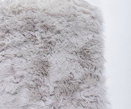 Passadeira Rabbit Fur Prata | Westwing