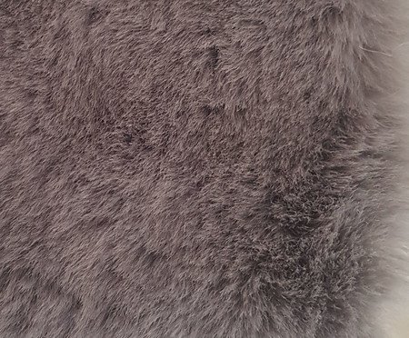 Passadeira Rabbit Fur Cinza Escuro | Westwing