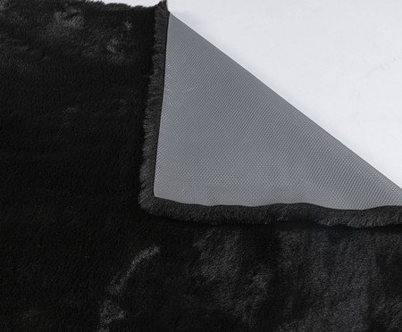 Passadeira Rabbit Fur Preto | Westwing