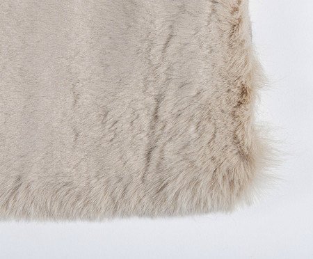 Passadeira Rabbit Fur Light Bege | Westwing