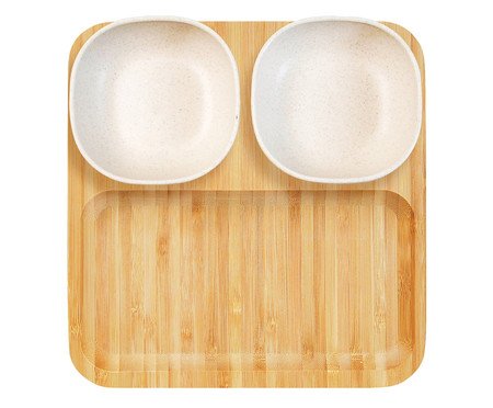 Jogo para Petisco em Bambu Snack | Westwing