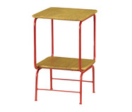 Mesa Lateral Flerte 2 Tampos Vermelho | WestwingNow