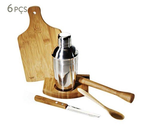 Jogo para Caipirinha em Bambu Ibiza Urban, Natural | WestwingNow