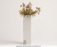 Vaso Solitário para Flor em Quartzo Stellar Branco - 23X6cm, Branco | WestwingNow