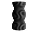 Vaso Onda #3 Preto, black | WestwingNow