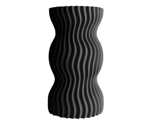 Vaso Onda #3 Preto, black | WestwingNow