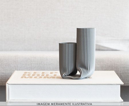 Escultura Porta Treco Cinza | Westwing