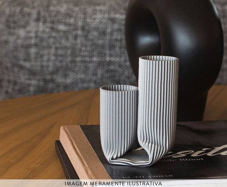 Escultura Porta Treco Cinza | Westwing