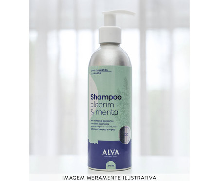 Shampoo Alecrim e Menta Cabelos Mistos A Oleosos Alva | WestwingNow