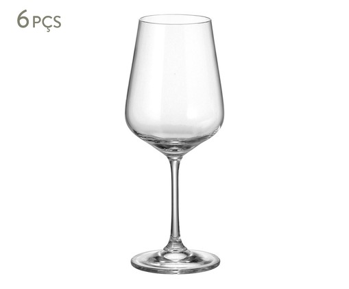 Jogo de Taças para Vinho em Cristal Leta - Transparente, Transparente | WestwingNow