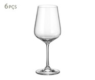Jogo de Taças para Vinho em Cristal Leta - Transparente | WestwingNow
