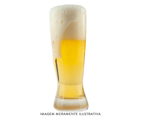 Jogo de Copos para Cerveja em Vidro Afyon - Transparente | WestwingNow