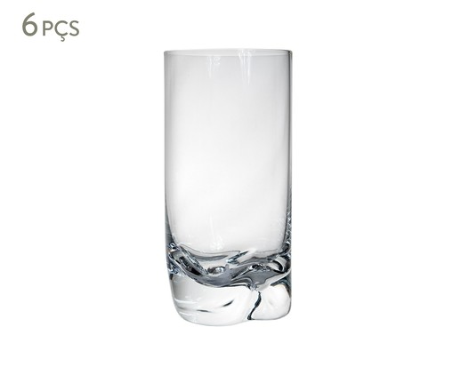 Jogo de Copos para Água em Cristal Lexi - Transparente, Transparente | WestwingNow