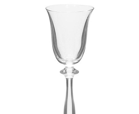 Jogo de Taças para Licor em Cristal Ecológico Angela Transparente | Westwing