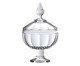Potiche Splendor em Cristal com Pé, Transparente | WestwingNow