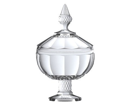 Potiche Splendor em Cristal com Pé | Westwing
