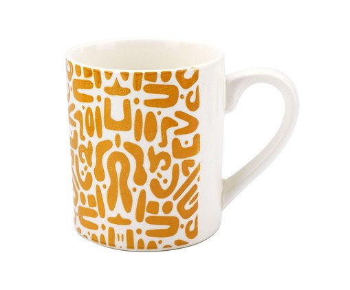 Caneca Zoe Amarela, Amarelo | WestwingNow