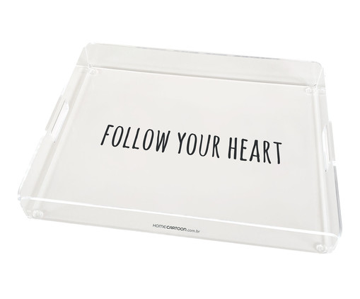 Bandeja Follow Your Heart, Transparente | WestwingNow