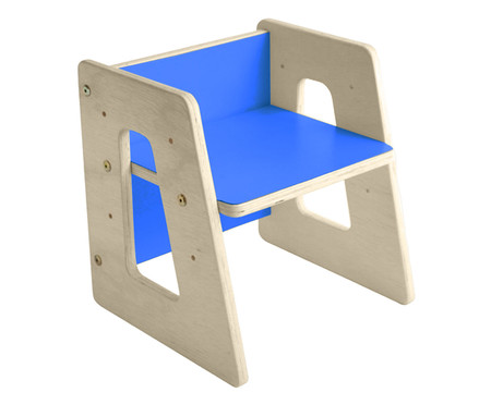 Cadeira Regulável Grow Azul Real - Hometeka