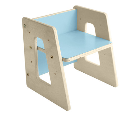 Cadeira Regulável Grow Azul Frânces - Hometeka