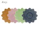 Jogo de Pratos para Sobremesa Mandala Turca Colors - 04 Pessoas, Colorido | WestwingNow