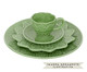 Jogo de Pratos para Sobremesa Mandala Turca Verde Nilo - 04 Pessoas, Verde | WestwingNow