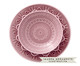 Jogo de Pratos para Sobremesa Mandala Turca Rosa - 04 Pessoas, Rosa | WestwingNow