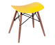 Banquinho Eames Wood - Amarelo, Amarelo | WestwingNow