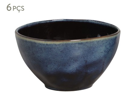 Jogo de Bowls Orgânico Titanium Azul