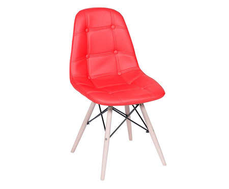 Cadeira Eames Stuf - Vermelha