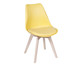 Cadeira Paris Wood Liso - Amarela, Amarelo | WestwingNow