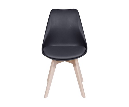 Cadeira Paris Wood Lisa - Preta | Westwing