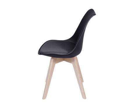 Cadeira Paris Wood Lisa - Preta | Westwing