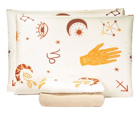 Jogo de Lençol Jazz Ela Mística 200 Fios