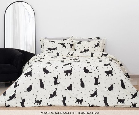 Jogo de Lençol Inferior Gatinhos 200 Fios | Westwing