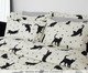 Jogo de Cobre-Leito Jazz Gatinhos 200 Fios, grey | WestwingNow