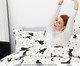 Jogo de Cobre-Leito Jazz Gatinhos 200 Fios, grey | WestwingNow