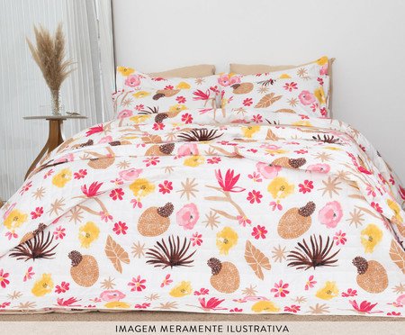 Jogo de Lençol Jazz Ziriguidum 200 Fios | Westwing