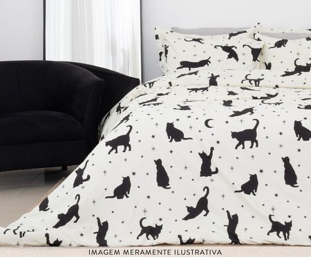 Jogo de Lençol Jazz Gatinhos 200 Fios | Westwing