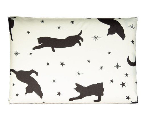 Fronha Jazz Gatinhos 200 Fios, grey | WestwingNow