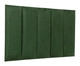 Jogo de Placas de Cabeceira em Veludo Verde, green | WestwingNow