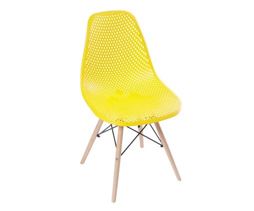 Cadeira Colmeia - Amarela, Amarelo | WestwingNow
