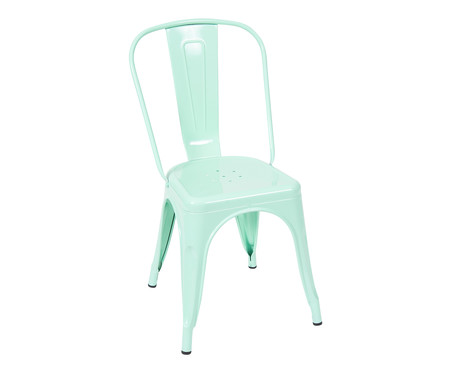 Cadeira Tolix - Verde Água